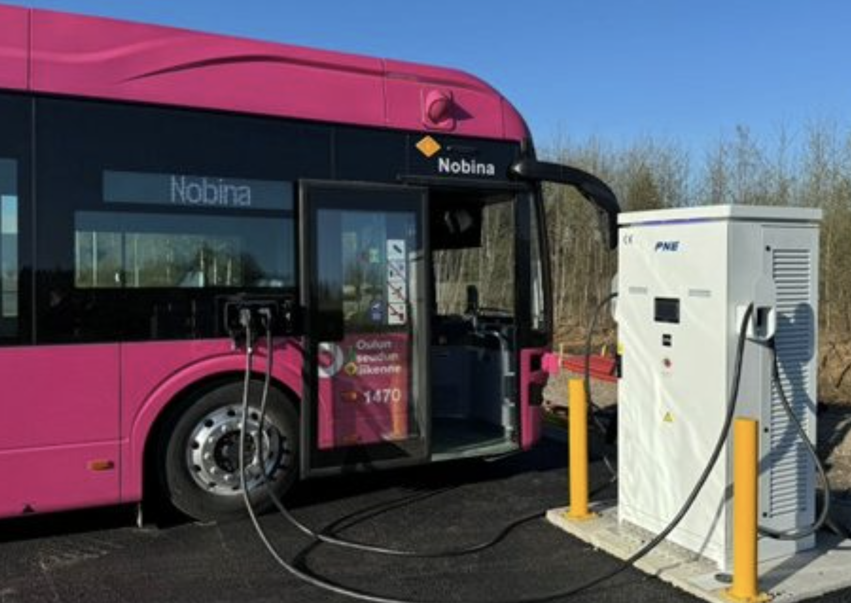 Laddstation för Bussar